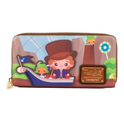 Loungefly Willy Wonka and the Chocolate Factory 50th Anniversary Zip Around Wallet
