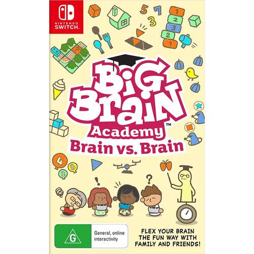 Nintendo Switch Big Brain Academy Brain vs Brain Game