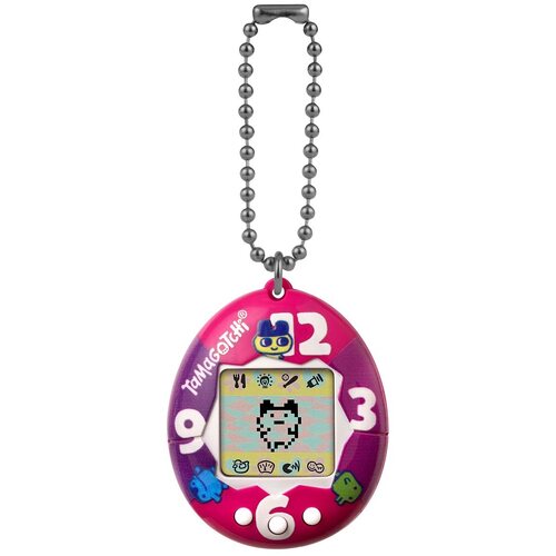 Bandai Tamagotchi Classic Purple Pink Clock Digital Pet