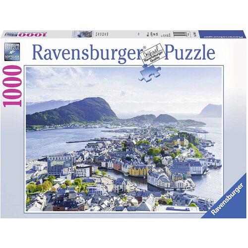 Ravensburger Above Alesund Norway 1000pc Puzzle
