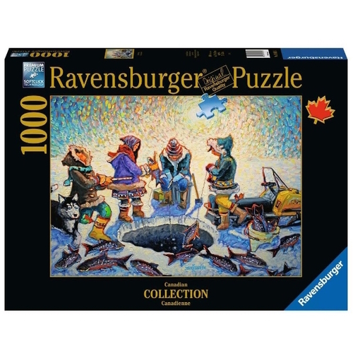 Ravensburger Ice Fishing Canadian Collection 1000pc Puzzle