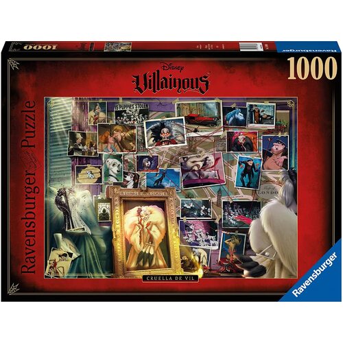 Ravensburger Disney Villainous Cruella 1000pc Puzzle