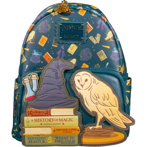 Loungefly Harry Potter Sorting Hat & Hedwig Backpack